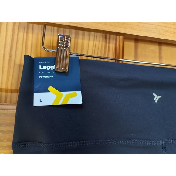New W Tags Old Navy Hi Rise Powder Soft Leggings Sz Large Blue Full Length $35 - Picture 2 of 6